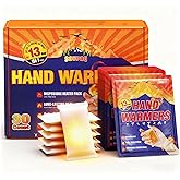 Soupou Hand Warmers Disposable 200/150/100/50/30 pcs, Up to 13 Hours of Heat Body Warmers, Air Activated Bulk Hand Warmers for Women Men, Gifts for Christmas, Golf Hunting Camping Essentials