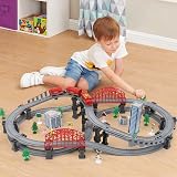 XIAPIA 128 Pcs Train Set Magnetic Couplings 3 Layers Educational Toy view 2