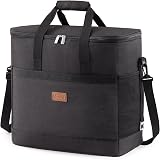 Lifewit Cooler Bag 60 Cans Insulated Large Foldable Soft Cooler Black