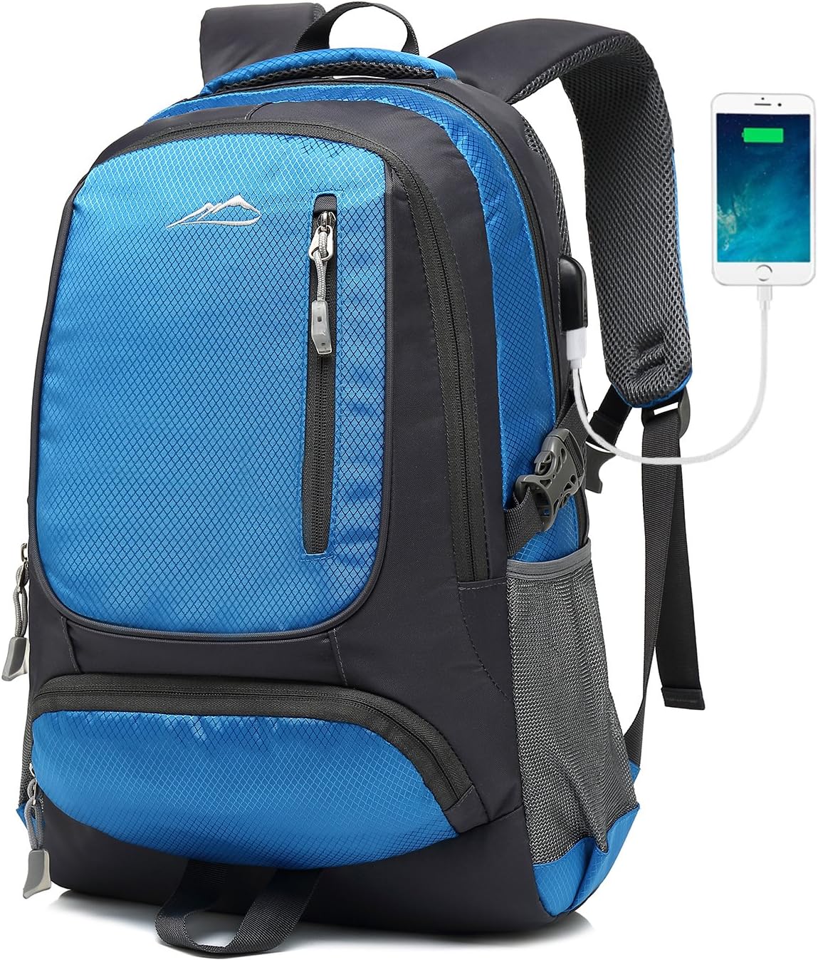blue bookbag
