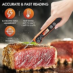 CaloriMastery Meat Thermometer Digital with