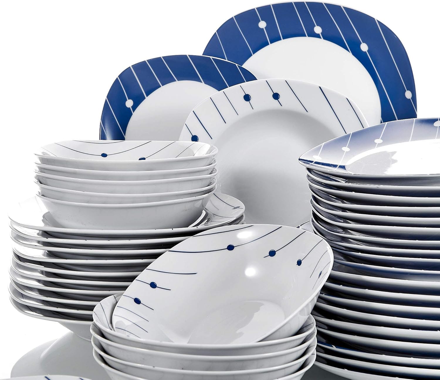 Secret De Gourmet Set Di 6 Piatti Da Dessert In Vetro – Diametro 20 Cm, Collezione Renaissance, Eleganti E Raffinati