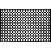 Yesland Rubber Door Mat 36 x 24 Inches, Durable Restaurant Kitchen Non-Slip Bar Drainage Utility Floor Mat, Ideal Entry Way Doormat for Home and Garden & Indoor Outdoor Wet Area