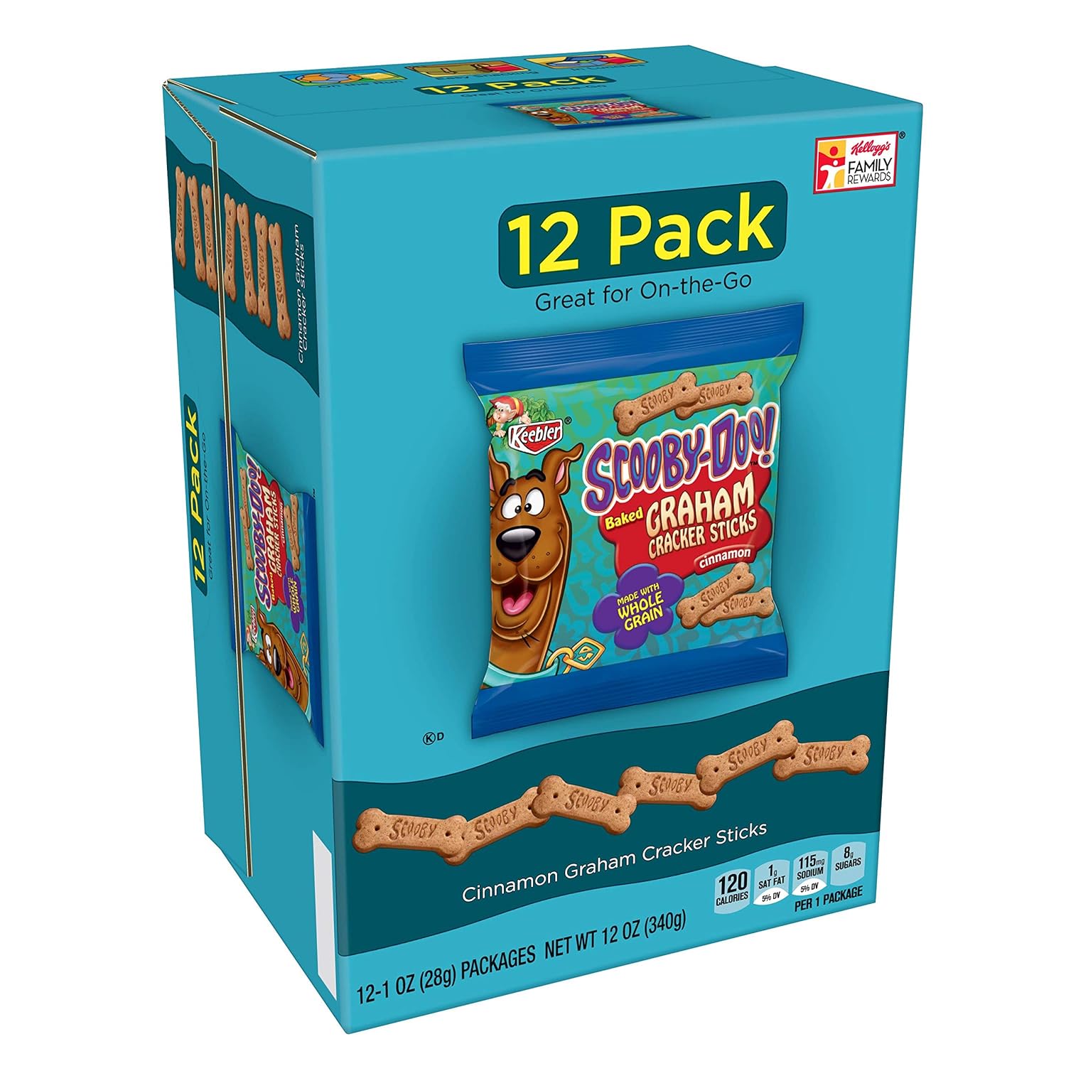 Keebler ScoobyDoo! Graham Cracker Sticks, Cinnamon, 12 ct eBay