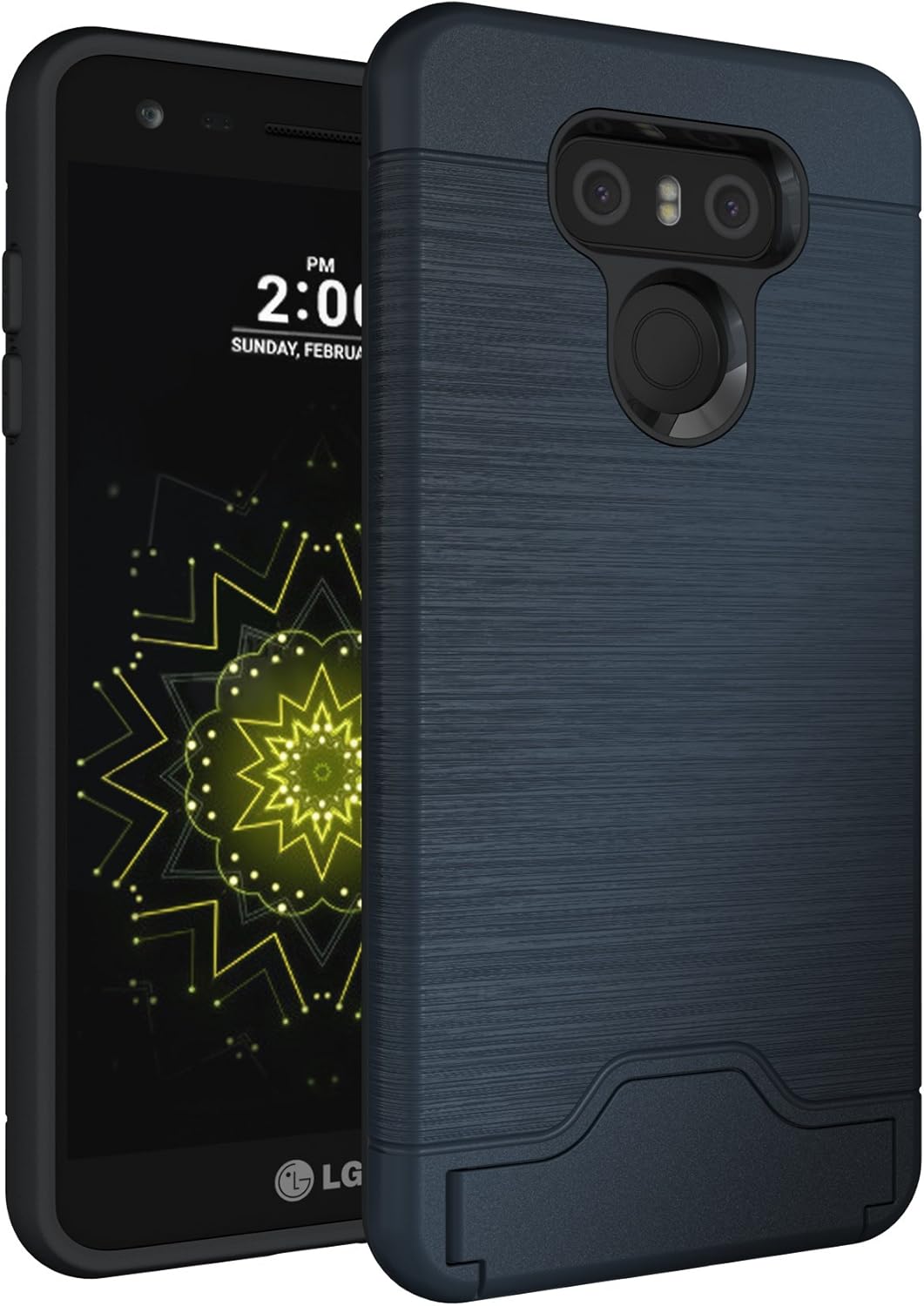 Best lg g6 wallet case blue