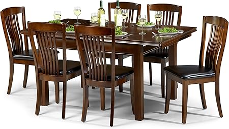 Julian Bowen Canterbury Extending Dining Table Set With 6 Chairs