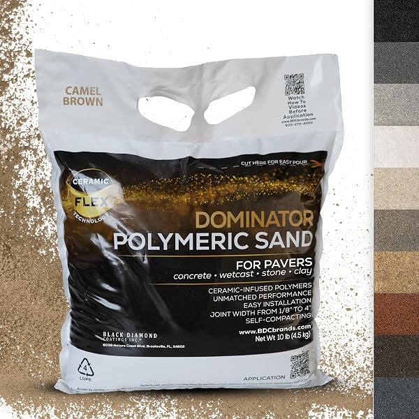 10 POUND CAMEL BROWN DOMINATOR POLYMERIC SAND WITH...