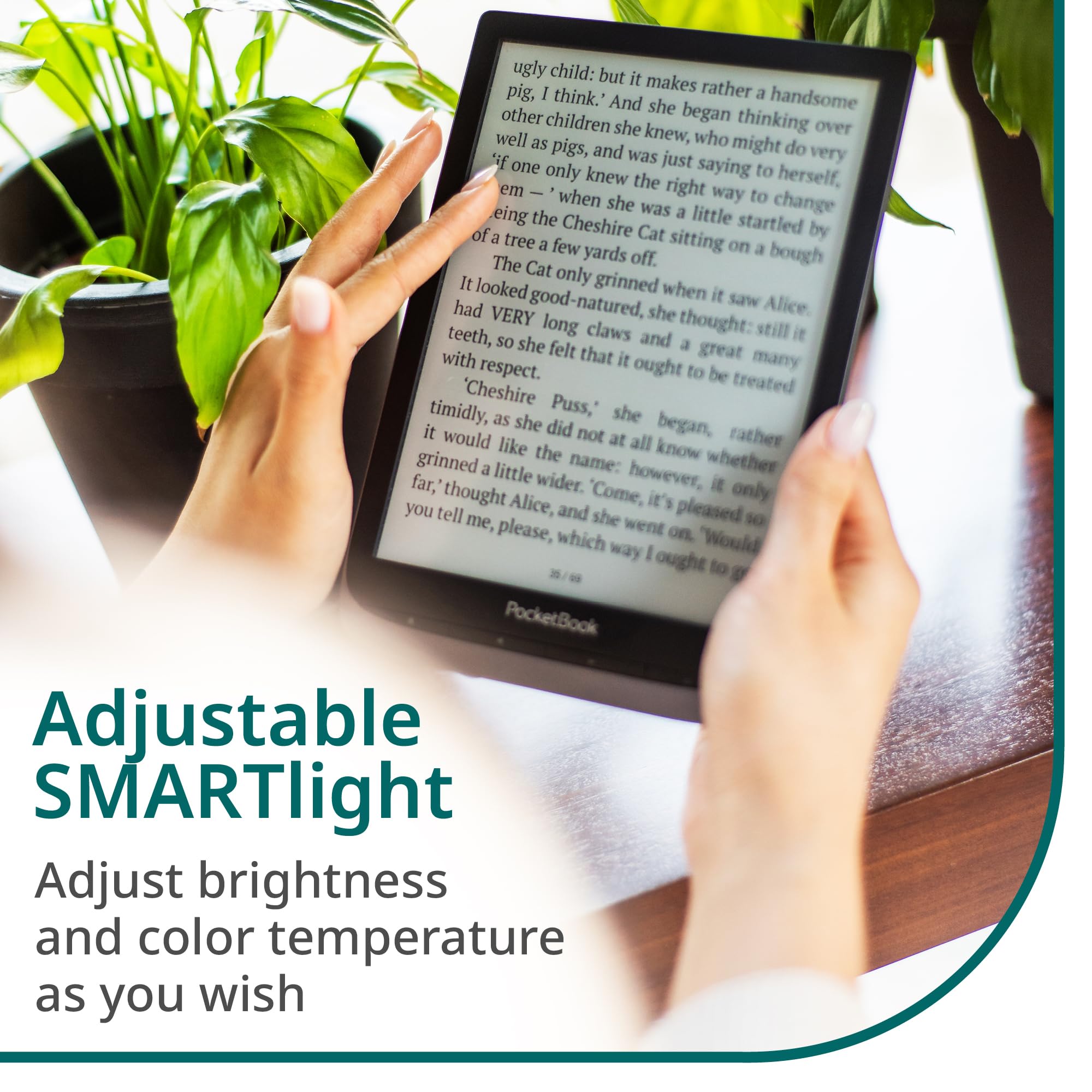 PocketBook InkPad 3 Pro | E-Reader IPX8 Waterproof | Large 7.8? Glare-Free & Eye-Friendly E-Ink Screen | Text-to-Speech Function | Audio Output & Bluetooth | Audiobook & E-Book Reader | SMARTlight