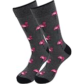 Real Sic Fun Socks for Men and Women - Cozy Cotton Dress Socks with Colorful Designs - Cool, Casual, Pet Patterned