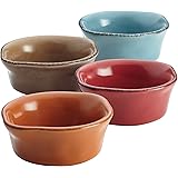 Rachael Ray 4-Piece Cucina Stoneware Dipping Cup Set, Assorted