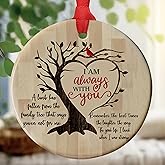Jocidea Cardinal I Am Always with You - Memorial Christmas Ornament - Condolence Gift - Loss of Loved One Gift