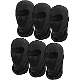 Blulu 6 Pieces Balaclava Ski Mask Sun Protection Full Face Cover Breathable Balaclava Face Mask for Motorcycle and Cycling