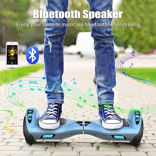 Rcb Hoverboard Teal Color RCB Hummer All Terrain Hoverboard