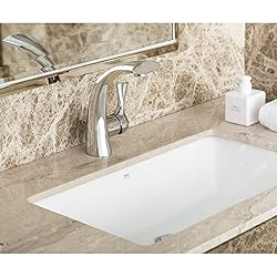 Single-Handle Polished Chrome Centerset Bathroom