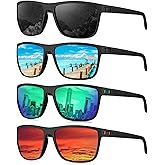 KALIYADI Mens Sun-Glasses Polarized Sunglasses-Men: Classic Sunglasses with Ultraviolet Protection for Driving Fishing Golf