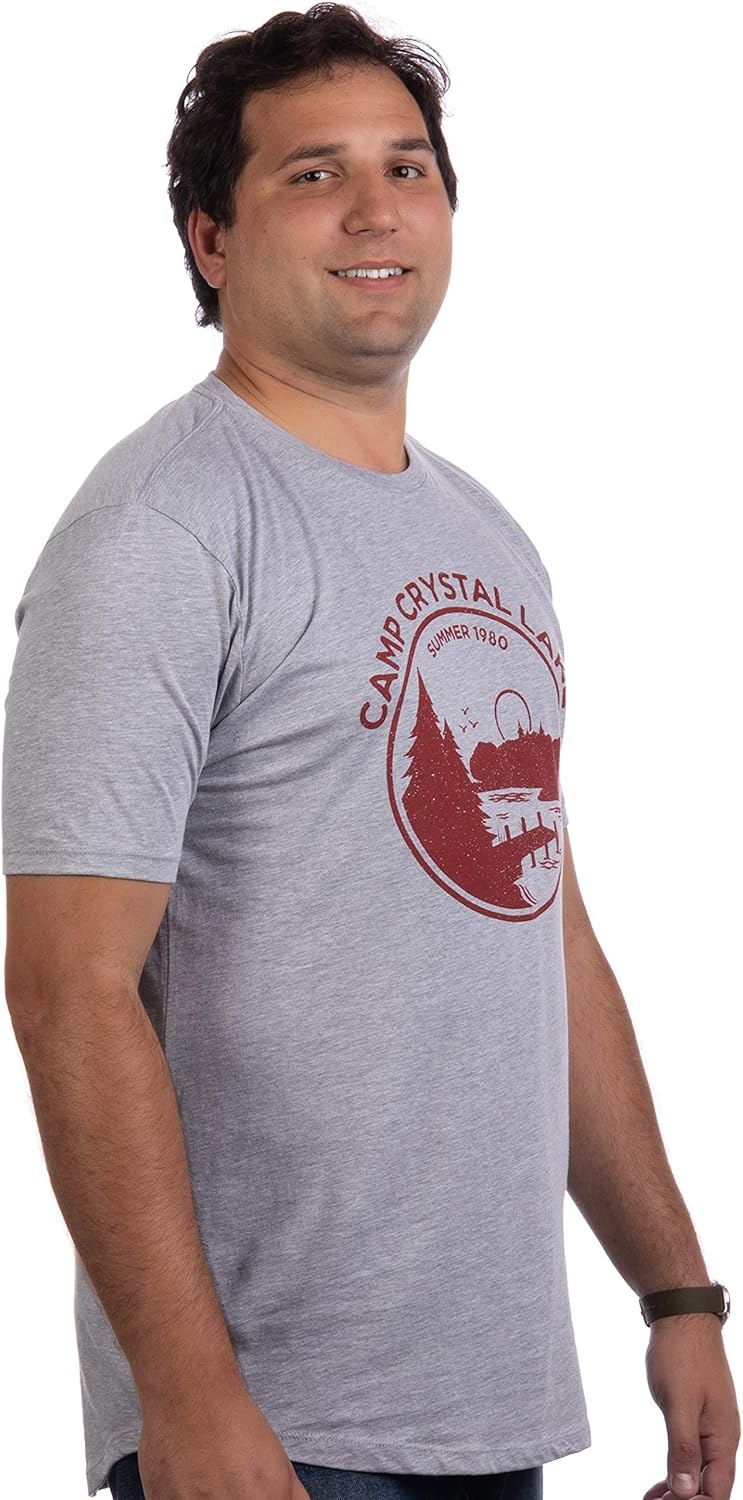 Tall Tee: 1980 Camp Crystal Lake Counselor | Funny 80s Horror Movie Fan T-Shirt | 