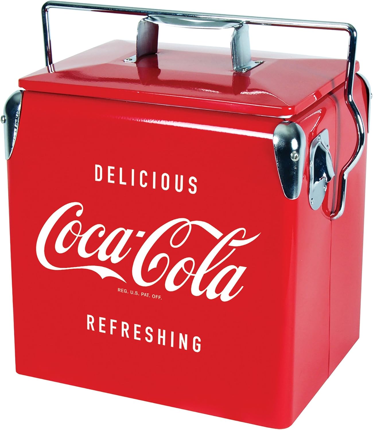 coca cola ice chest on wheels