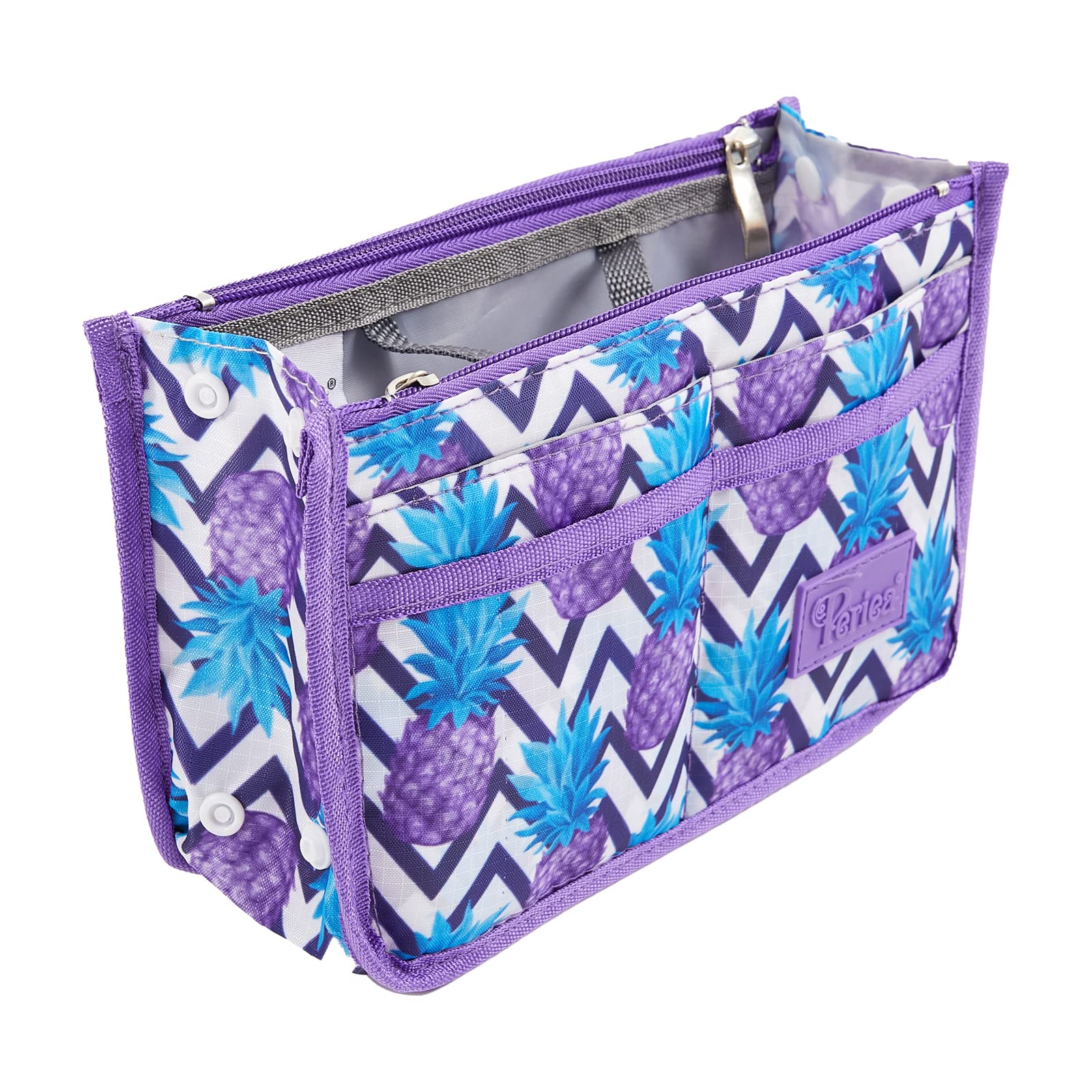 Periea 'Signature' Luxury Handbag Organiser Insert - 3 Sizes - (Pineapple, Small)