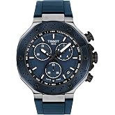Tissot T-Race, Swiss Quartz Chronograph, 45mm, Blue Dial, Men&rsquo;s Watch