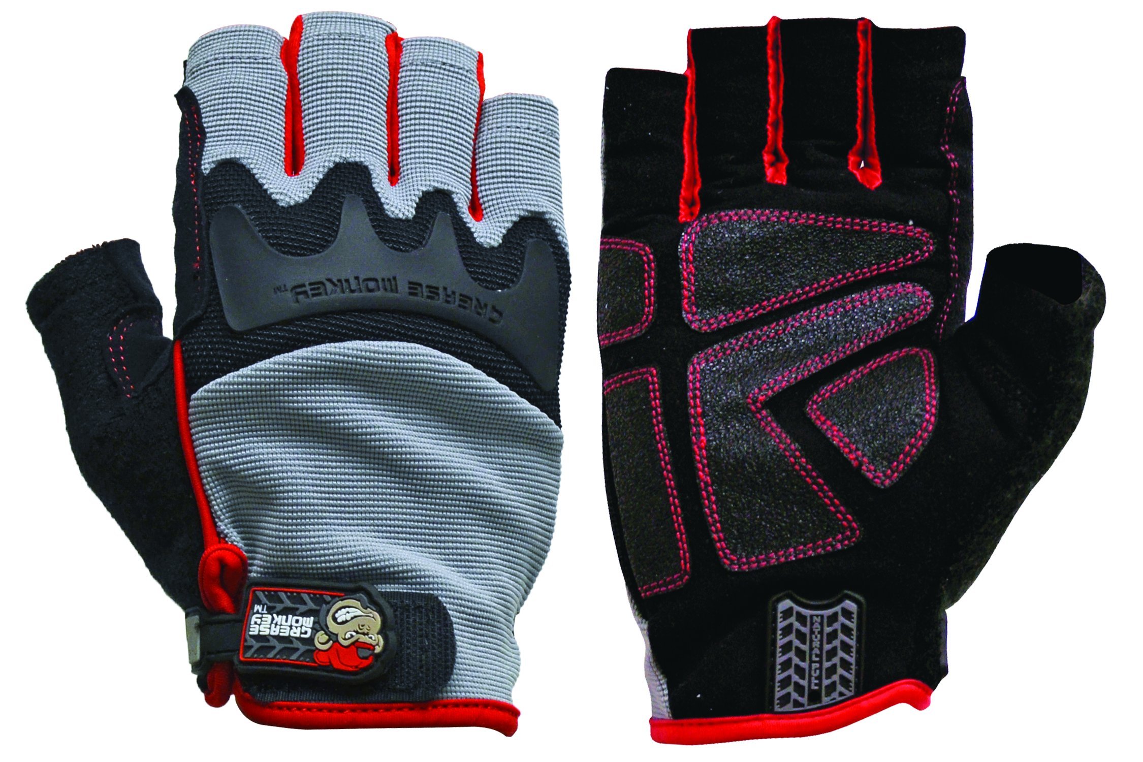 Grease Monkey Pro Fingerless Gloves (XLarge) eBay