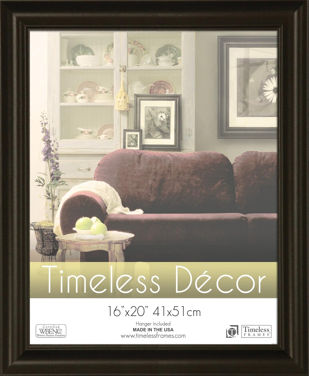 Timeless Frames 16x20 Inch Boca Picture Frame, Black Single Frames