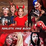 Ptesuply Fake Blood Set 60ml Spray 60ml Dripping 40ml Coagulated Gel view 4