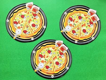 Pizza Printed Tambola Tickets