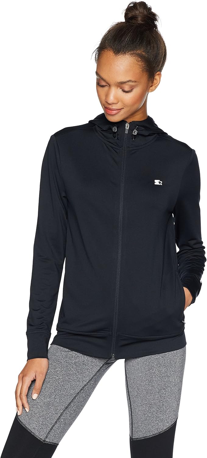 Starter Women's Lightweight Run Jacket with Hood,  Exclusive: Clothing