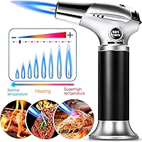 Culinary Butane Torch,ARCBLD Kitchen Refillable Butane Blow Torch with Safety Lock and Adjustable Flame for Crafts…