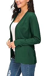 Women's Knit Cardigan Open Front Sweater Coat Long
