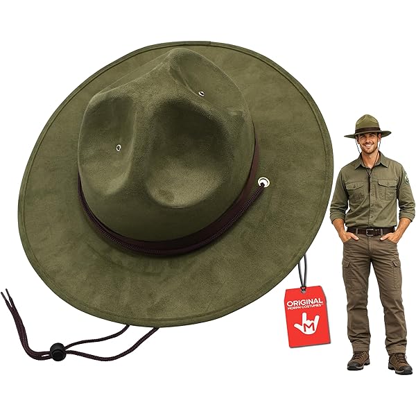 Amazon.com: Kangaroo Park Ranger Brown Hat - Campaign Smokey Bear