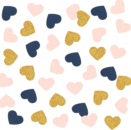 Amazon Com 300pcs Heart Confetti Table Confetti Party Confetti