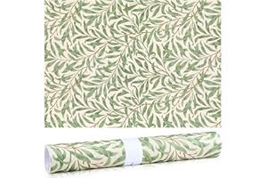 Gersoniel 10 Sheets Drawer Liners for Dresser Scented Drawer Liners Non Adhesive Scented Paper for Fragrant Home Shelf Closet(Linen,Greenery)