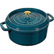 STAUB LA COCOTTE ブラウン 22cm Amazon.com: staub La Cocotte Round 1023919 Pico Cocotte