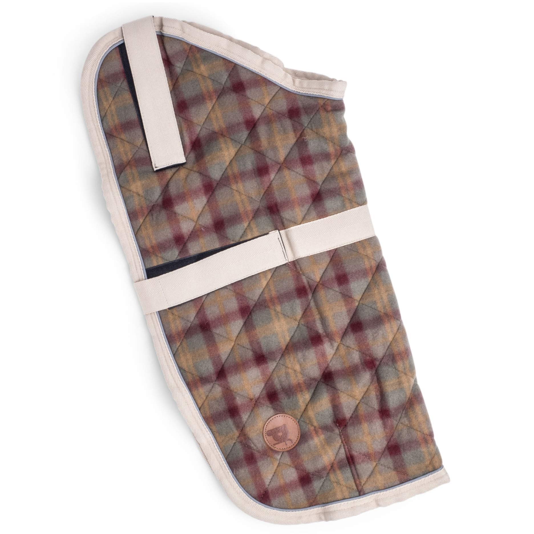 Petface Checker Quilted Dog Coat, 40 cm โ image 1