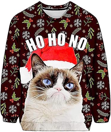 grumpy cat christmas sweater