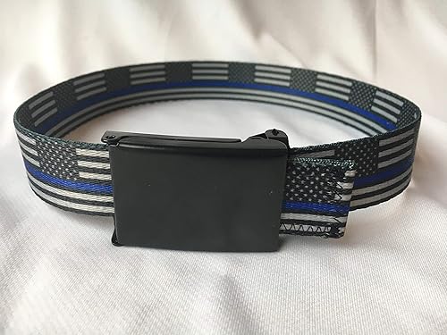 thin blue line belt buckle