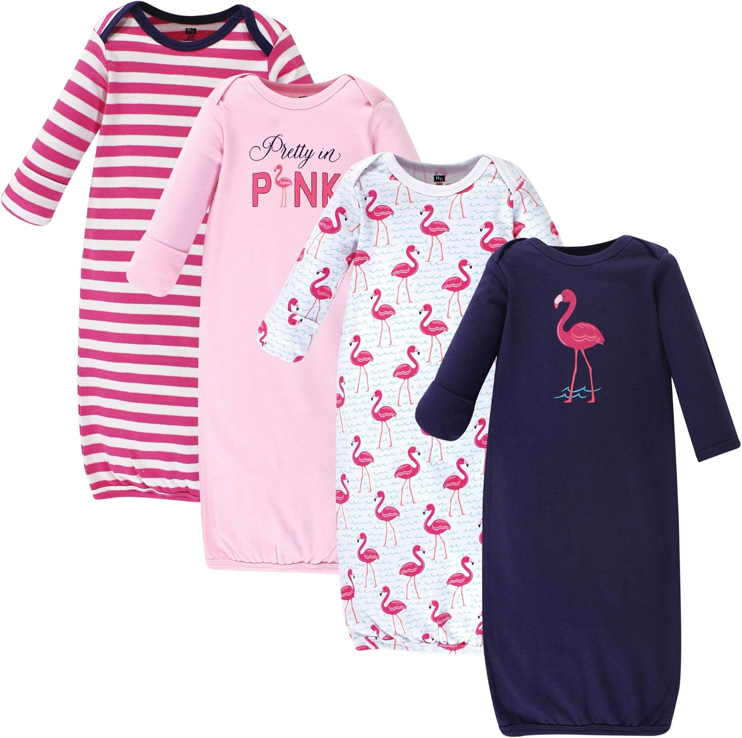 Hudson Baby Unisex Cotton Gowns: Clothing