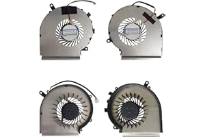 CPU + GPU Cooling Fan Replacement for MSI GE62 GL62 GE72 GL72 GP62 GP72 PE60 PE70 Series MS-16J1 MS-16J2 MS-16J3 MS-16J5 MS-1