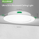 ALUSSO 5W LED Downlights Ultra Slim 29.1mm 230V Dimmable 3 Color 12 Pack view 5