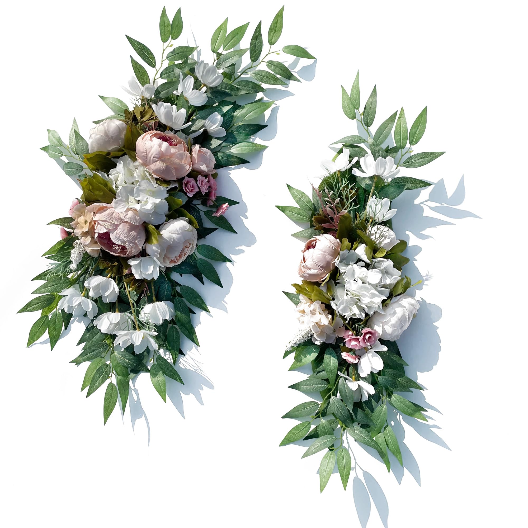 Mua Wedding Arch Flowers, 2pcs Eucalyptus Leaves Corner Peony Floral