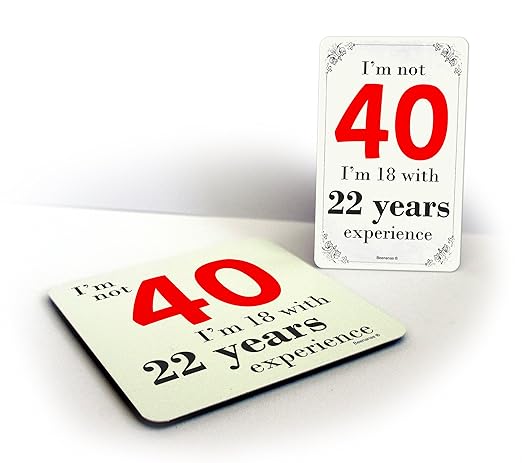 Compra I m No 40 cumpleaños - 40th posavasos de bebidas y cierre ...