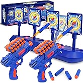 GMAOPHY Digital Shooting Targets with 2 Foam Dart Toy Blaster, Kids Shooting Game Toys, Electronic Scoring Auto Reset 4 Targets, Birthday for Ages 5 6 7 8 9 10+ Years Old Kids Boys Girls