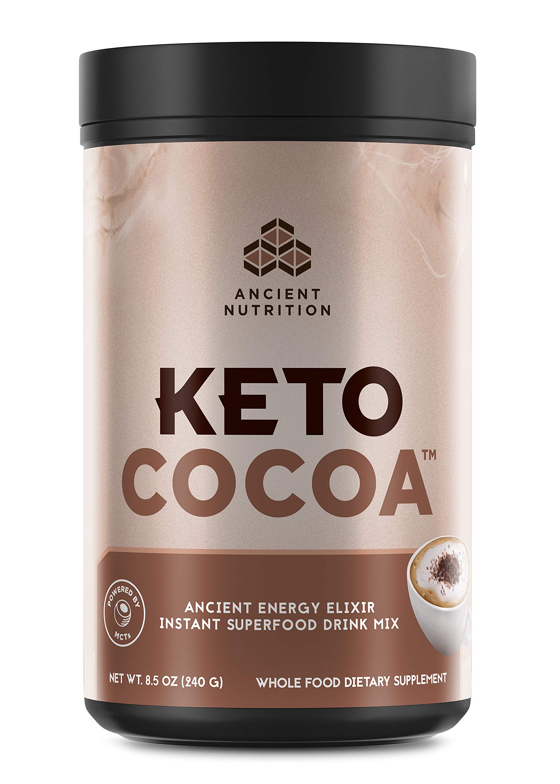 Buy Keto Drink Mix by Ancient Nutrition, Keto Cocoa, Instant Superfoods