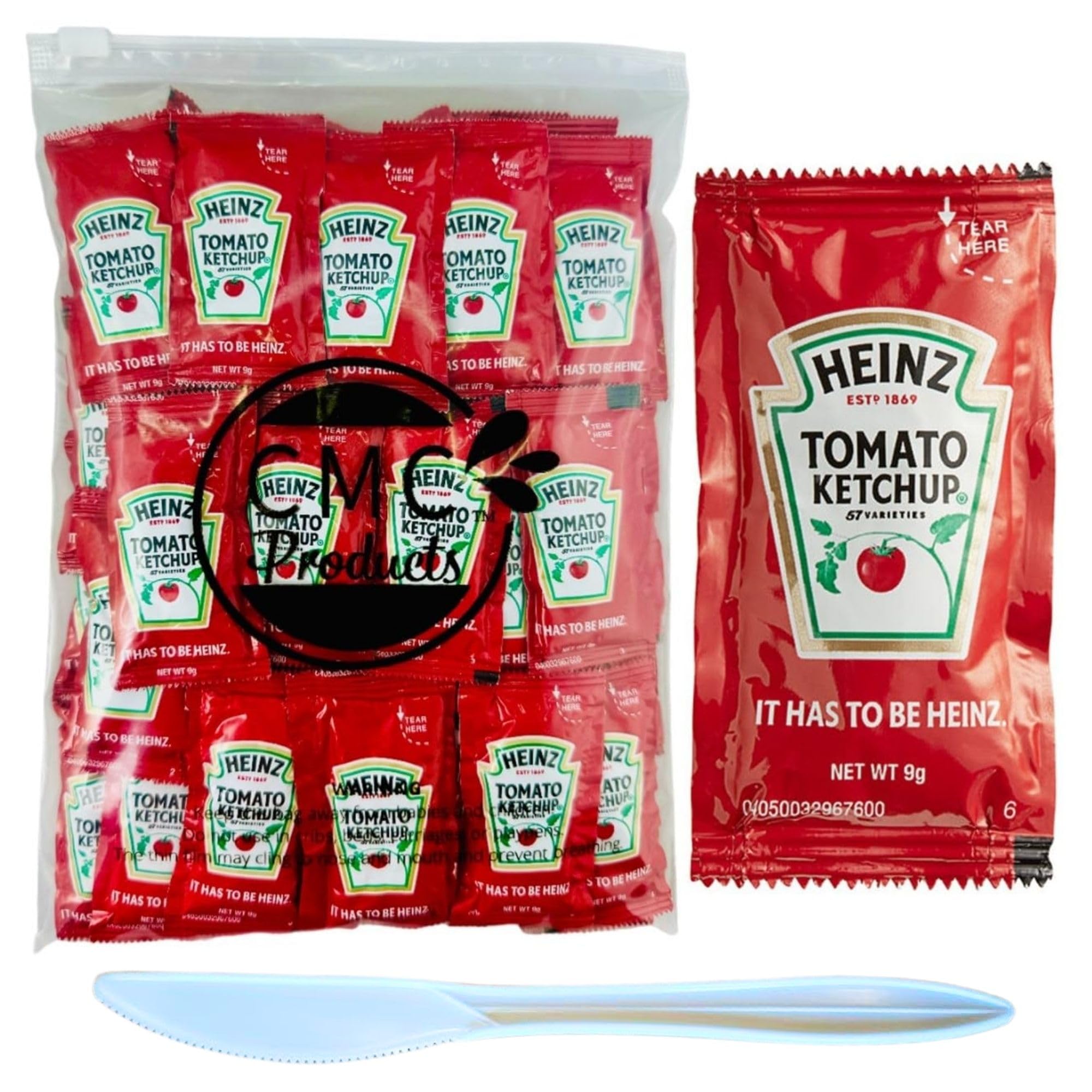Gift Set: Ketchup Packets (9g) – 50 Count with