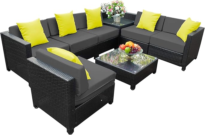 Amazon Com Mcombo Deluxe Aluminum Frame Outdoor Garden Patio