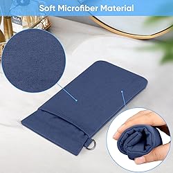 FINTIE Double Eyeglasses Pouch with Carrying