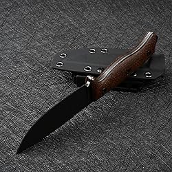 SDOKEDC Fixed Blade Knife DC53 Steel Micarta Handle