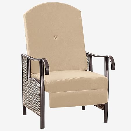 Amazon Com Brylanehome Oversized Outdoor Recliner With Cushion Patio Chair Sand Garden Outdoor