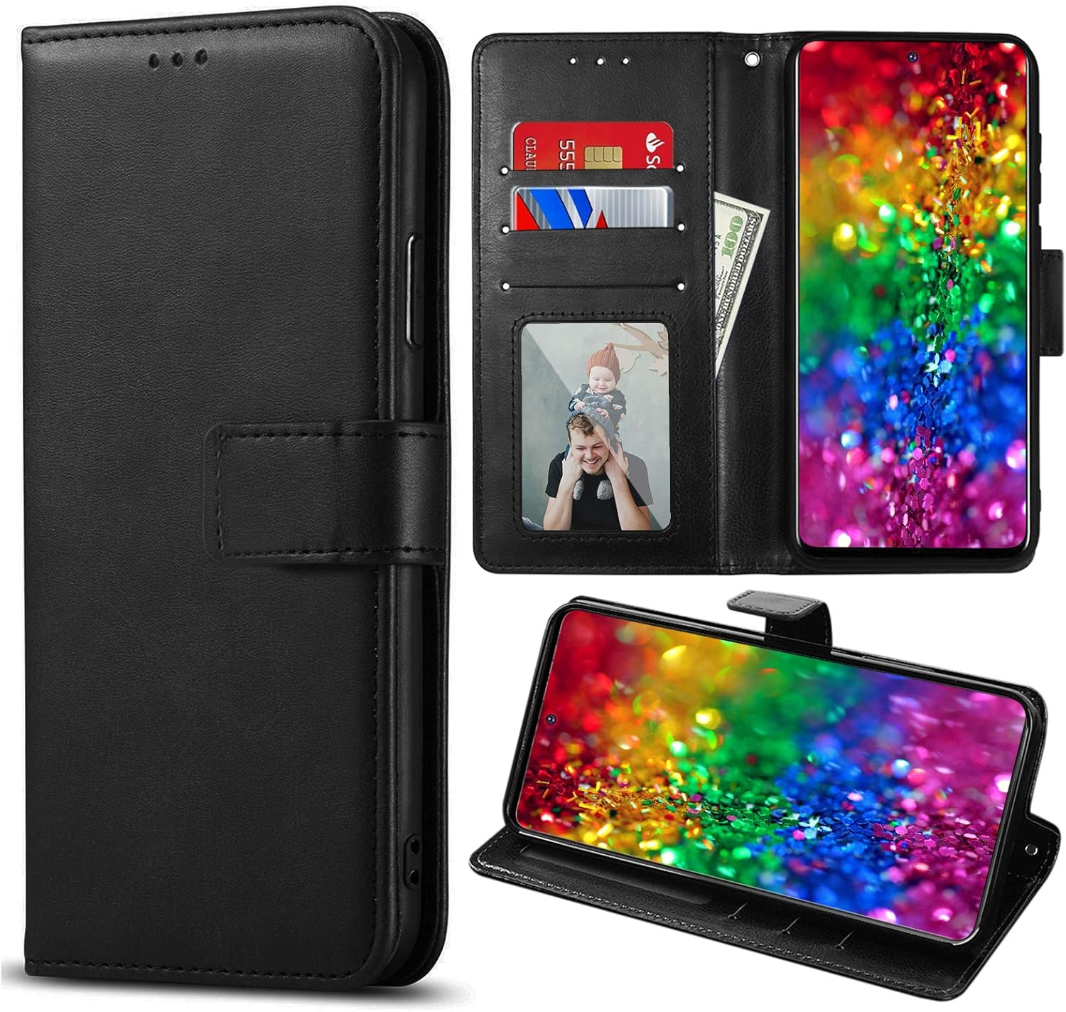 Samsung S20 FE 5G Case,Galaxy S20 FE Wallet Case AntiScratch PU